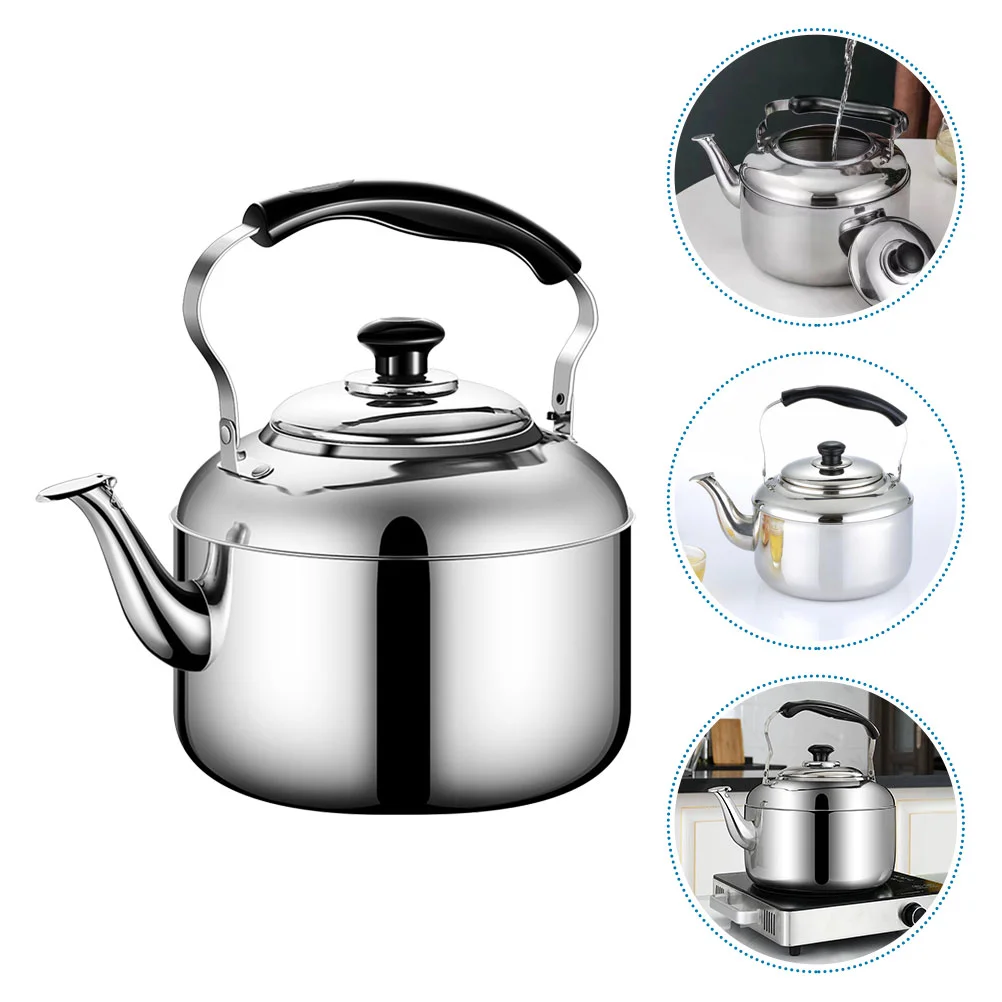 

Whistling Tea Kettle Stainless Steel Stove Top Teakettle Fast Boiling Teapot Heat Water Pot Camping Coffee Kettle