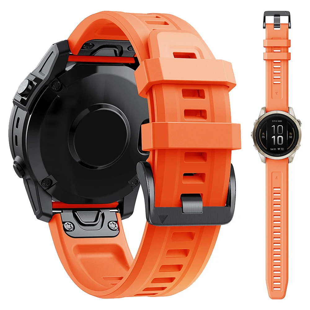 Uhgbsd Cinturini Per Orologi Quickfit Da 20Mm Per Garmin Fenix 7S Pro Solar/6S 5S Plus Cinturino In Silicone Epix Pro/S70 42Mm/Descent 2S