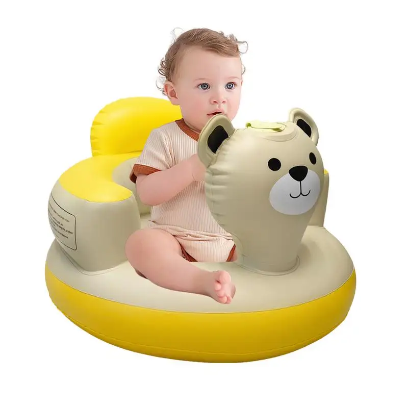 

Blow Up Chair For Baby Cute Bear Portable Inflatable Children Chair Baby Floor Seats For Babies 6-24 Months Children Sitting Up