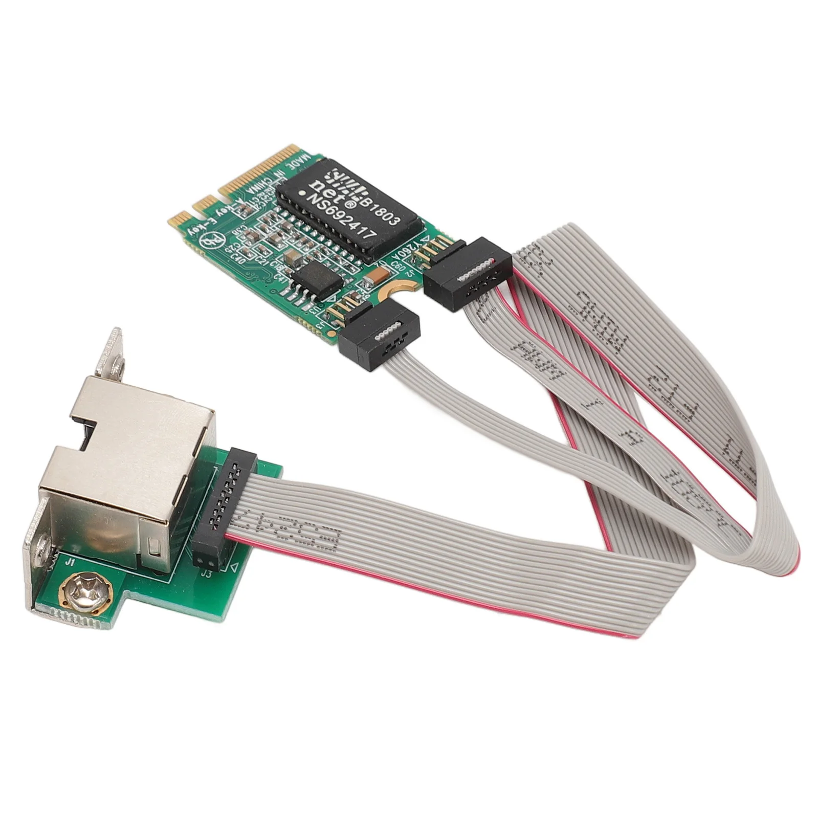 Single Port Network Card M.2 A+E Bent Pin Gigabit Ethernet RJ45 Server I210AT Chip
