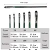 6pcs Professional Artist Paint Detail  Brushes, Anti-Shedding Nylon Bristles，Wooden Handles, for Acrylic, Oil & Watercolor Paint 2