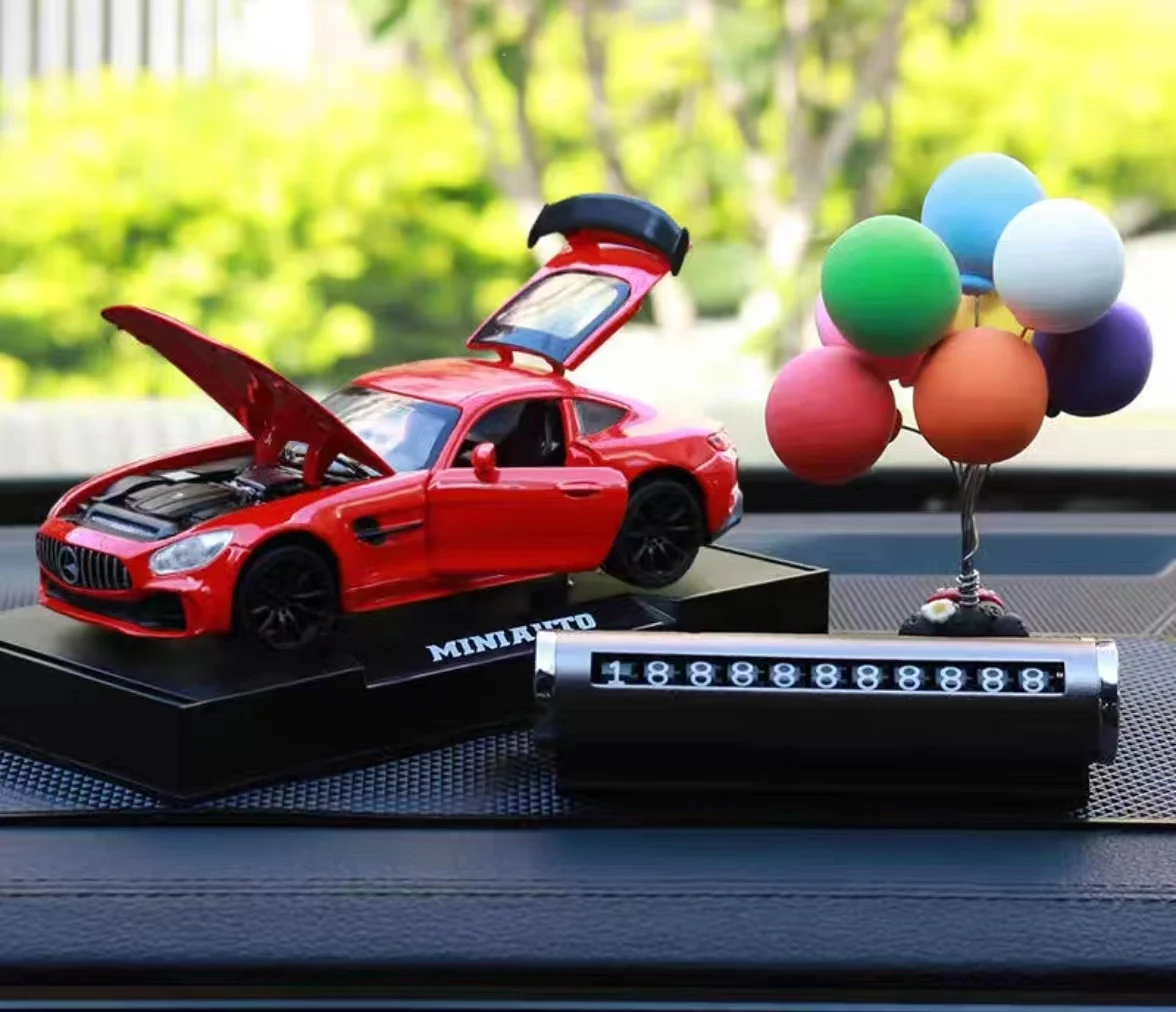 Car Decoration Figure Balloon Ornament Auto Interior Dashboard Car Accessories  Alloy car