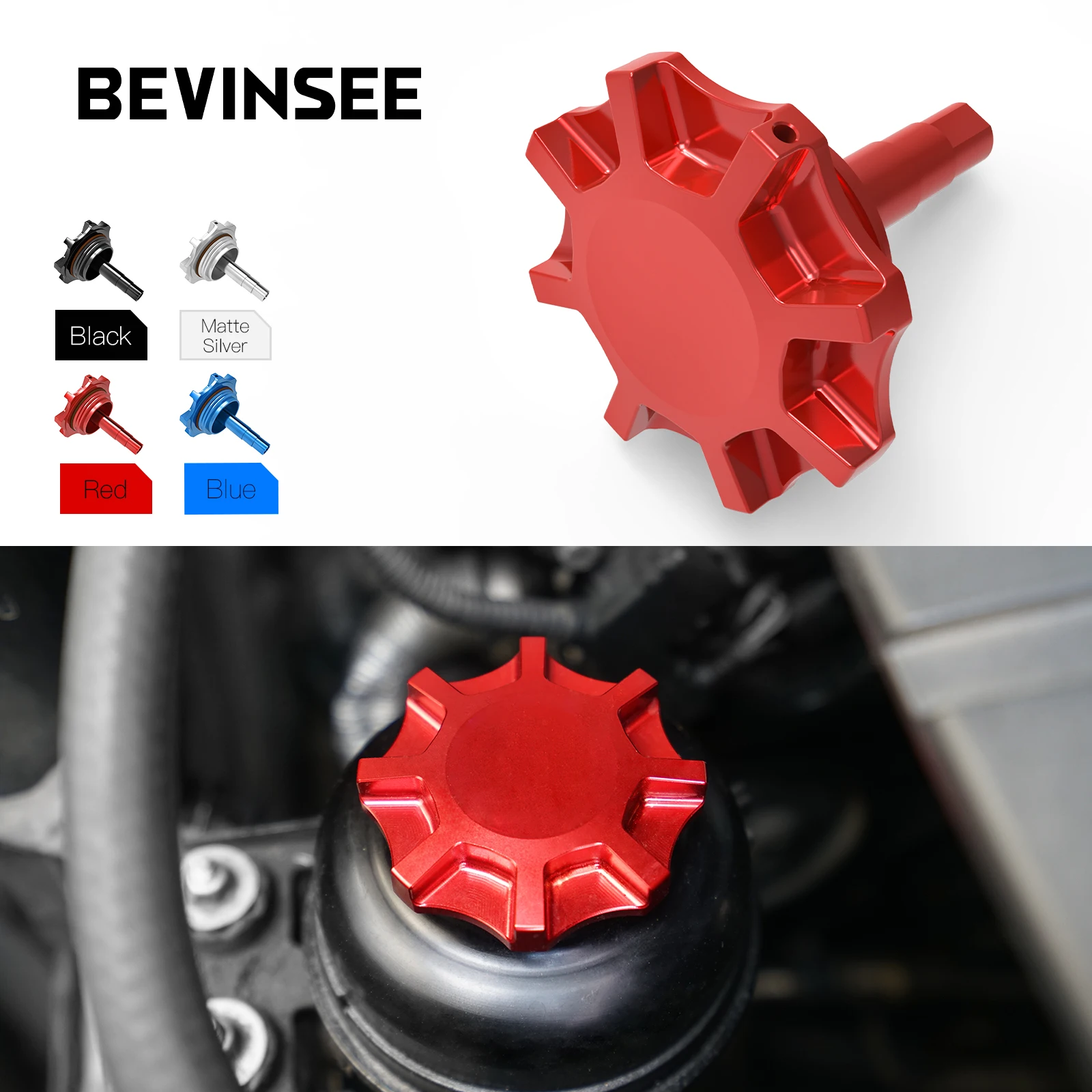 Power Steering Reservoir Cap for BMW E46 E90 E91 E36 E39 E60 E61 E87 X1 X3 X5 E53 Z3 Z4 E85 325i 328i 330i