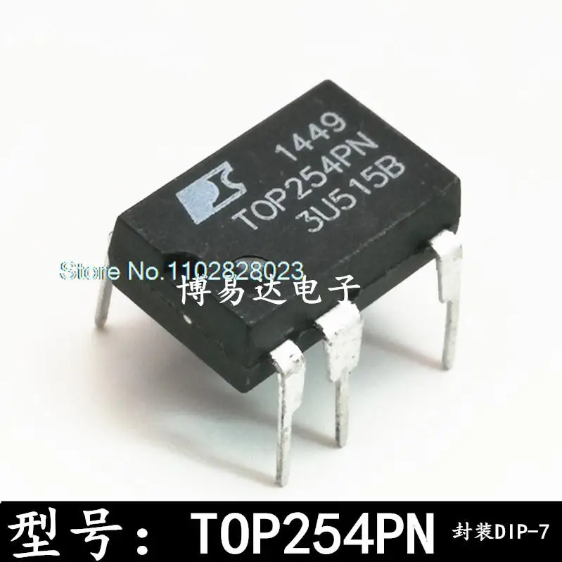 

(10 шт./лот) TOP254PN TOP254P IC DIP-7 оригинал, искусственная кожа. Power IC
