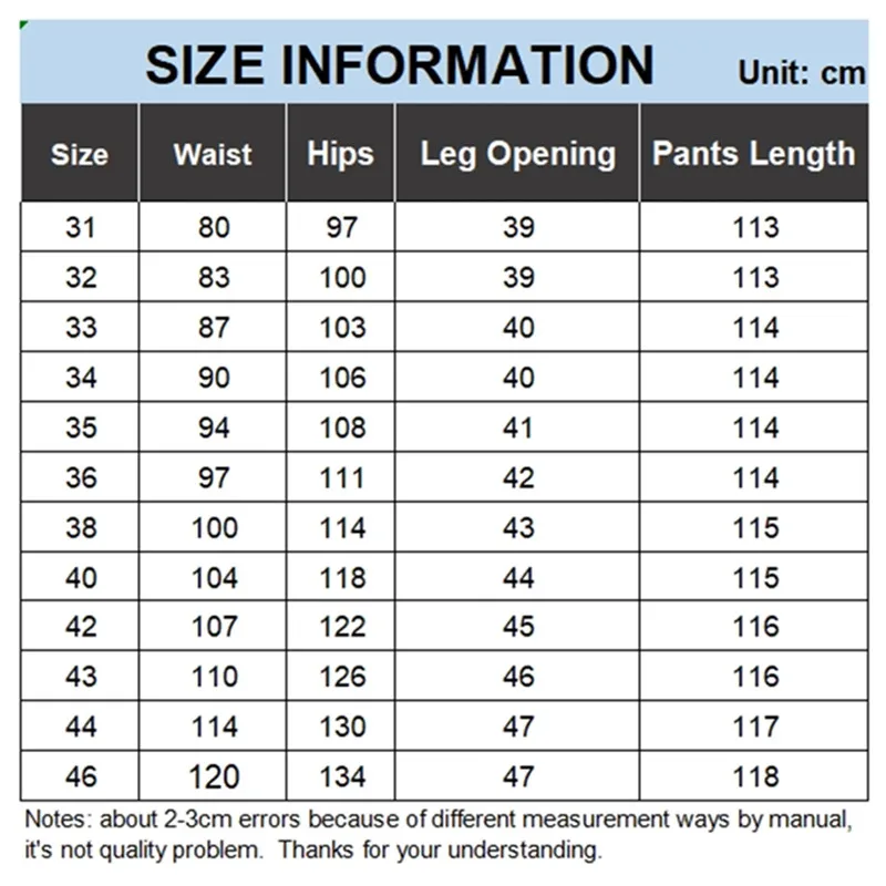 Business Pants Suit Pants Men Pants Extra Long Dress Pants For Tall Men Business Plus Size 44 46 Formal Straight Black Loose Dark Blue Office Work Male Trousers