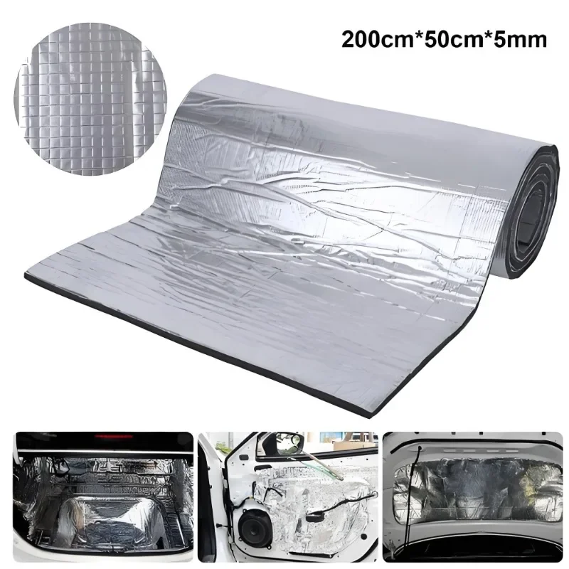 Heat Shield Thermal Sound Insulation Proofing Deadener Mat Car Noise Control Acoustic Dampening Moistureproof Waterproof Fire sound proof mat sound insulation mat sound deadener mat heat insulation mat