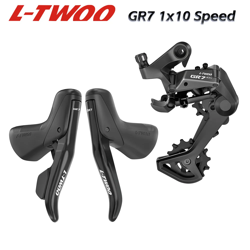 ltwoo 1×10s フロントシングル用 コンポセット Ltwoo GR7 1 × 10速度、10道路グループセット、r/lシフター +