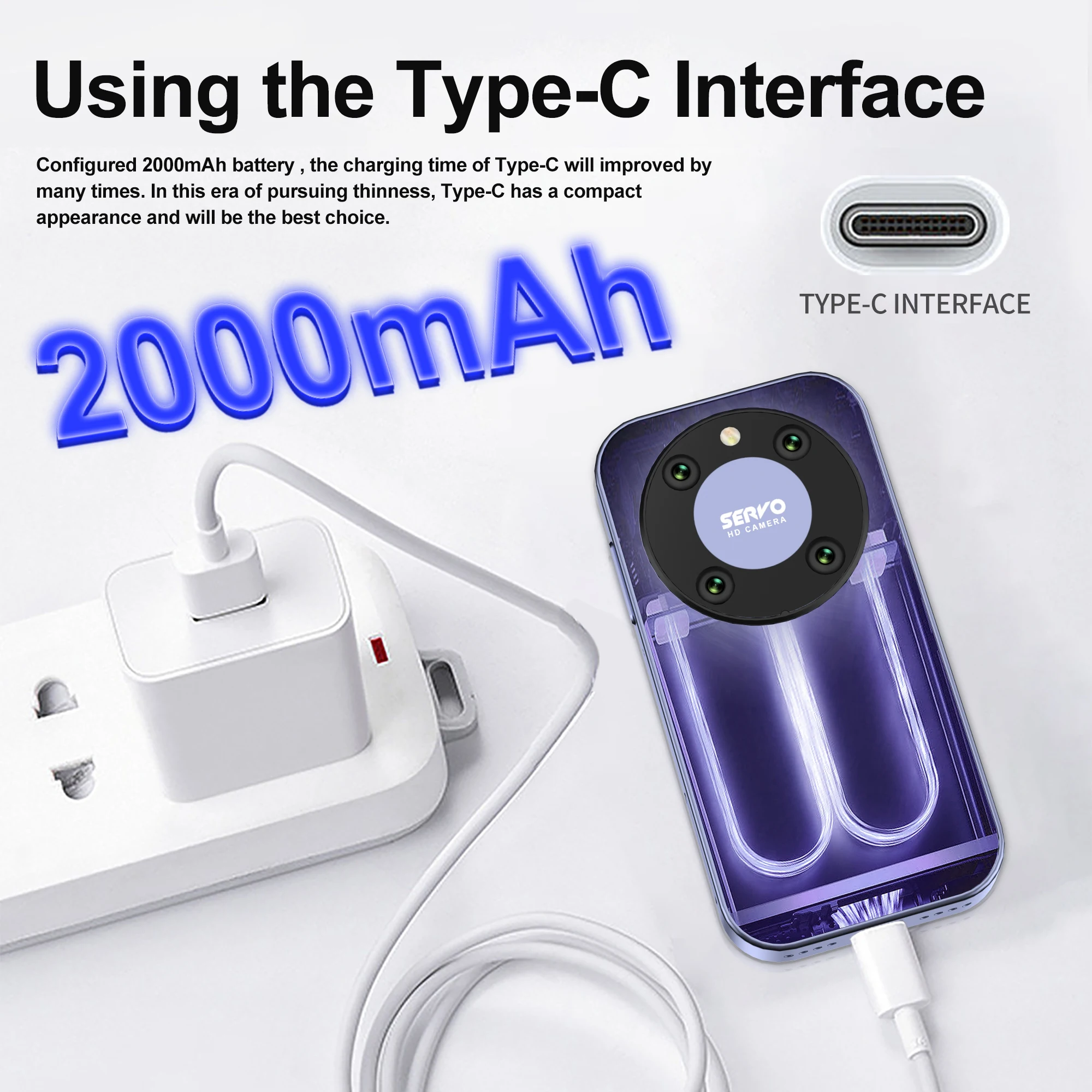 SERVO 2025 KING9000 4G Mini Smartphone 64GB ROM Android 10.0 2000mAh 3.0'' Screen Face Unlock Small Mobile Phones New Year Style