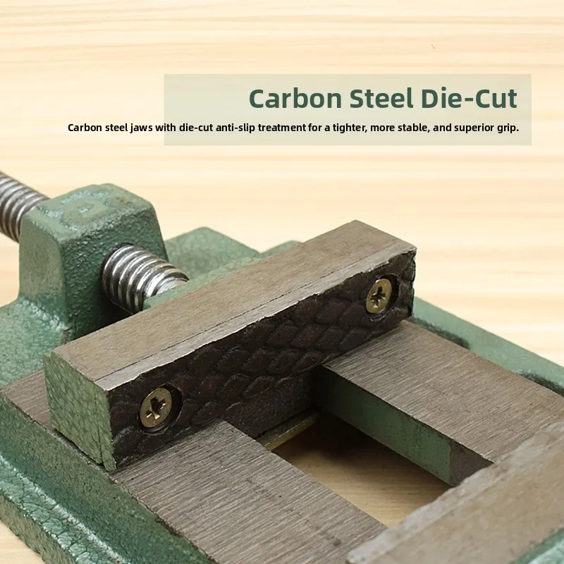 Pince plate à action rapide 4 pouces avec base rotative - Outil modélisme