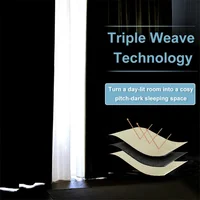 RYB HOME 2Pcs Blackout Short Curtains for Living Room Bedroom Curtains for Kitchen Darkening Curtains Insulated Solid Panels 2