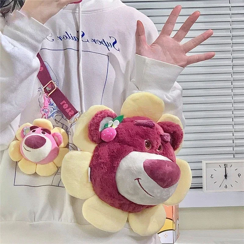 

Мягкая Плюшевая сумка-мессенджер из мультфильма «клубничный Медведь»