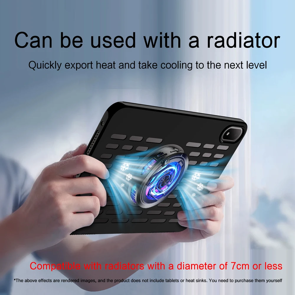 Heat Dissipation Shockproof Silicone Tablet Case with TPU Shell