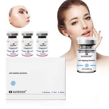 Timbro per microinfusione con siero antietà all'acido ialuronico per il viso - Rassodante e idratante alla struttura dell'essenza, kit per la cura della casa per tutta la pelle