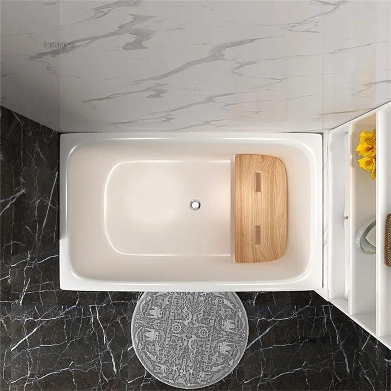 Light Luxury Comfortable Bathtubs for Bathroom Full Body Adult Freestanding Bathtub Japanese Acrylic Design Bathtubs for Hotels