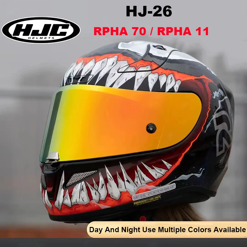 Hj-26 Lenti Per Visiera Per Casco Per Hjc Rpha 11 Rpha 70 Cascos Moto Parabrezza Anti-Uv Hj-26St Capacete De Moto Accessori Per Casco