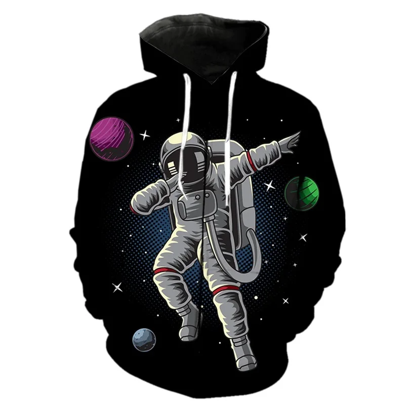 thumbnail image 1 of Sudadera con capucha y cremallera de astronauta espacial para hombres y mujeres, sudaderas casuales con estampado 3D, sudaderas de manga larga para niños, sudaderas de gran tamaño, ropa de calle, 1 of 5