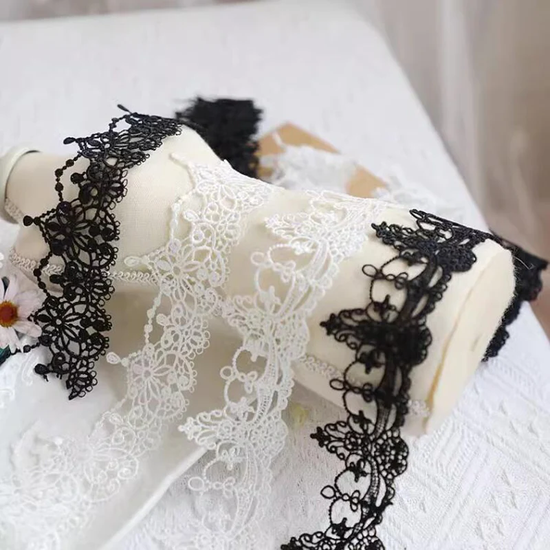 Lace Accessories Water Soluble Embroidery Ribbon Sewing Supplies DIY Clothing Sewing Lace 5cm Wide 1Yard