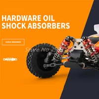 High Strength Aluminum Alloy Rmeote Control Car 1:14 90KM/H 4WD Hydraulic Shock Absorber High Speed Brushless Motor RC Car Toy 2