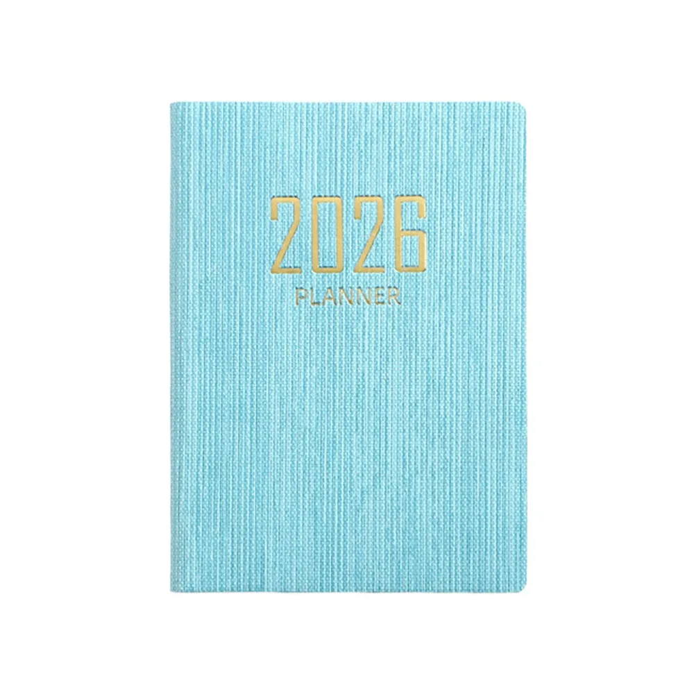 Portable A7 Weekly Planner - 2026 Edition, 128 Pages, Thin Design, English Version, Pocket Diary