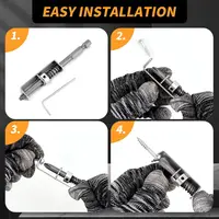 Rafford Screw holder drill bit Phillips anti-drop screwdriver bit fixing clamp set suitable for electric drills, DIY repair. 4