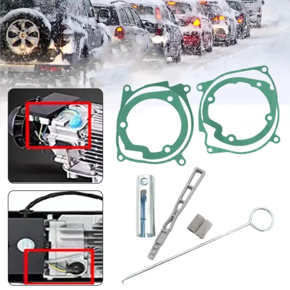 12V Glow Plug Repair Kit 2-8KW Air Diesel Parking Heater Glow Ignition Plug Repair Parts Car Parking Heating Kit Car Accessories glow plug glow plug repair kit
