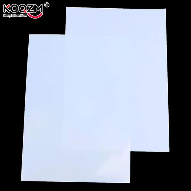 10Sheets A4 Sticker Paper Waterproof Self-adhesive Transparent Printable  Vinyl Sticker Paper White Copy Paper for Inkjet Printer - AliExpress