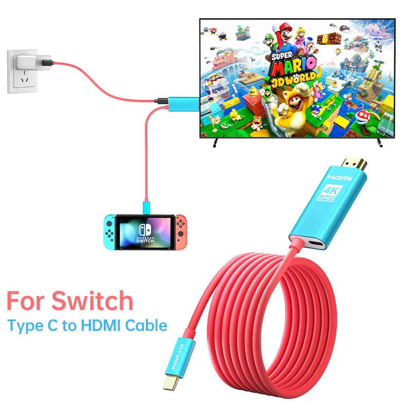 Hdmi Port Hdmi Cable Dock Switch To Tv Game Anywhere With This