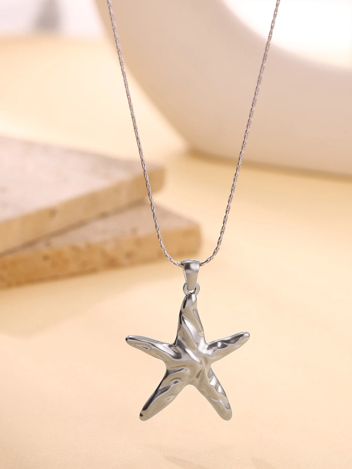 Stainless Steel Starfish Necklaces For Women