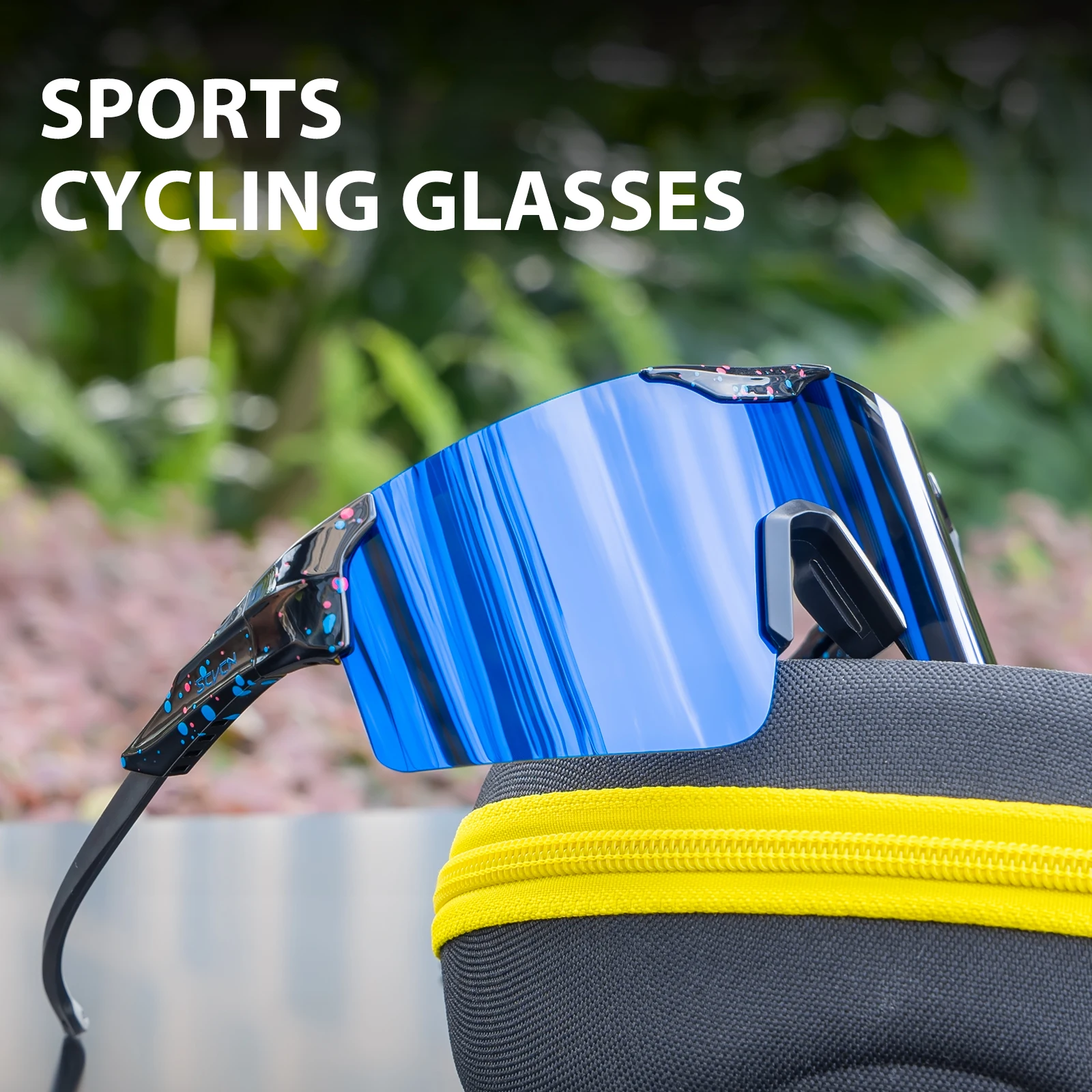 SCVCN Hiking Eyewear Sunglasses Polarized Cycling Glasses for Men Sports MTB Mountain Goggles Women Bicycle Road Bike Protection