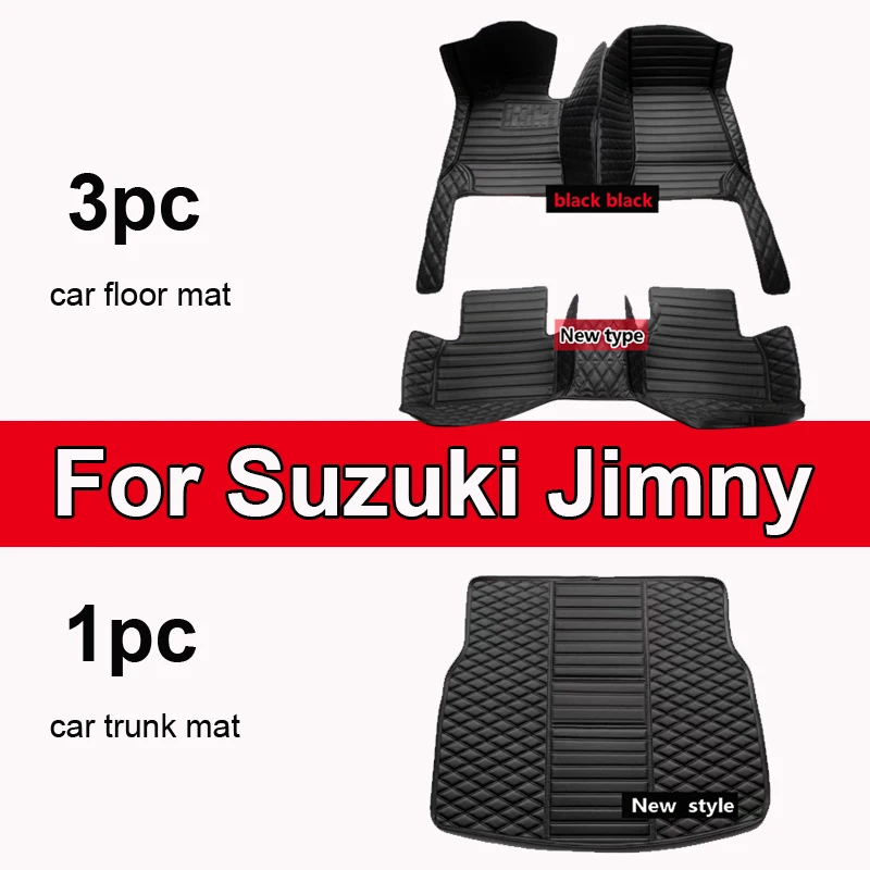 

Автомобильный напольный коврик для Suzuki Jimny Sierra JB64W JB74W 2019 2020 2021 2022 Tapete автомобильный комплект автомобильных ковриков автомобильные аксессуары