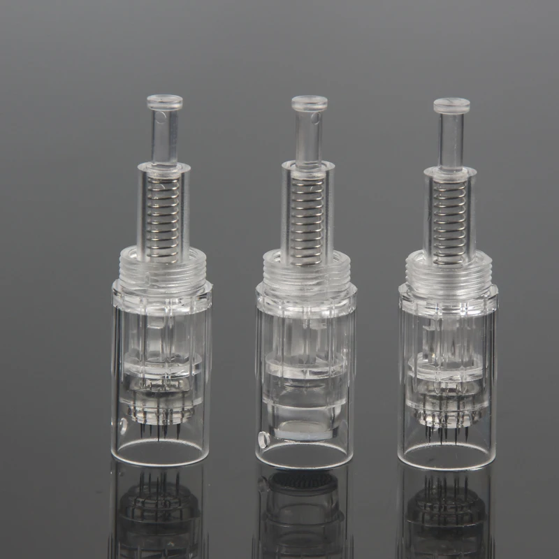100pcs Screw Cartridges 9/12/36/42Pins Nano Needles Bayonet Microneedling Tips For Derma Stamp Therapy Skin Care