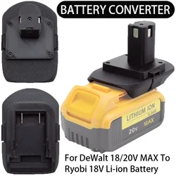 Battery Converter for DeWalt 18/20V MAX Battery To Ryobi 18V Li-Ion Battery Adapter Power Tool Accessories Power Drill Tool