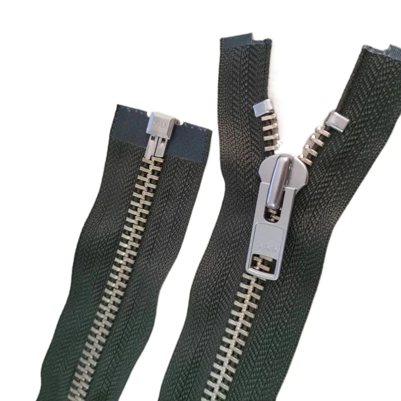 70/80/100cm 8# Metal Zippers Eco-friendly Open-End Zipper for Down