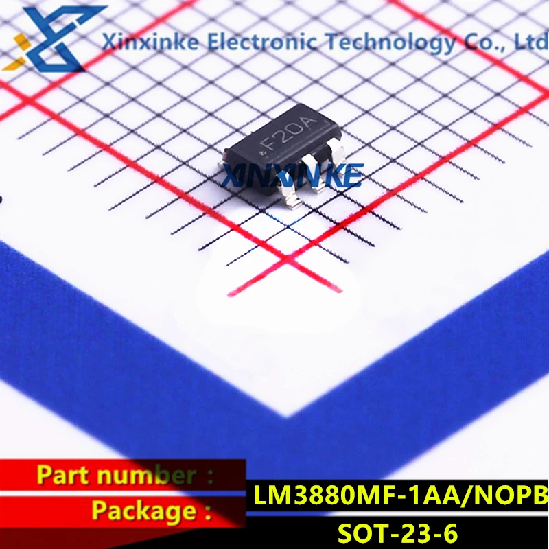 

LM3880MF-1AA/NOPB SOT-23-6 Mark:F20A Supervisory Circuits POWER SEQUENCER Power Management ICs Brand New Original