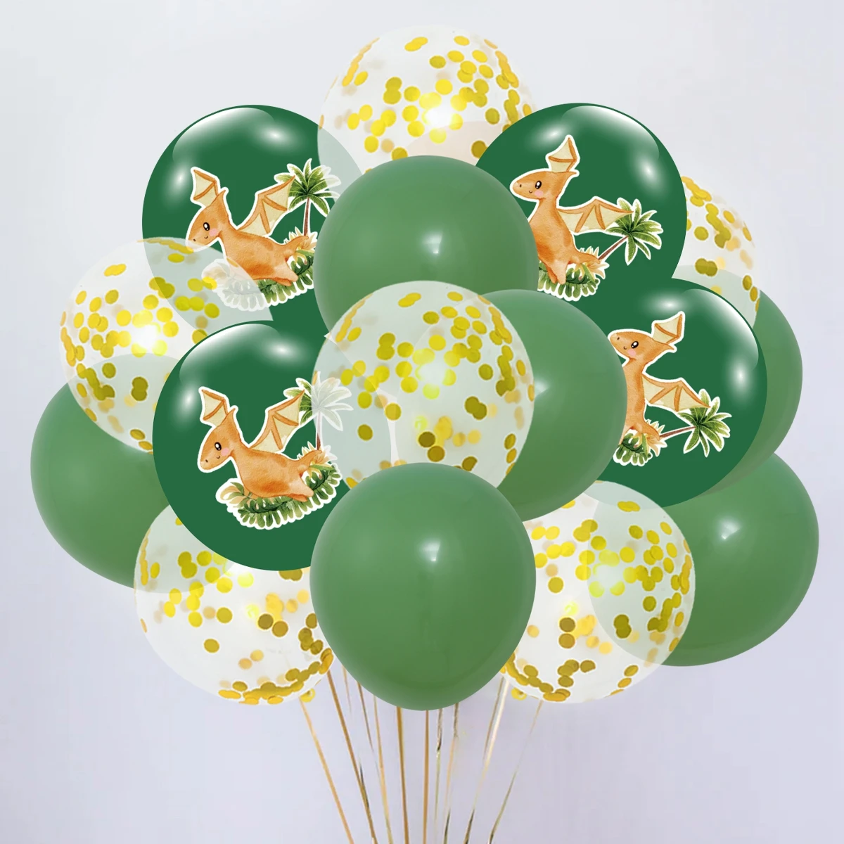 공룡 풍선 생일 축하 파티 장식 어린이 소년 베이비 샤워 공룡 풍선 정글 사파리 생일 발롱 용품