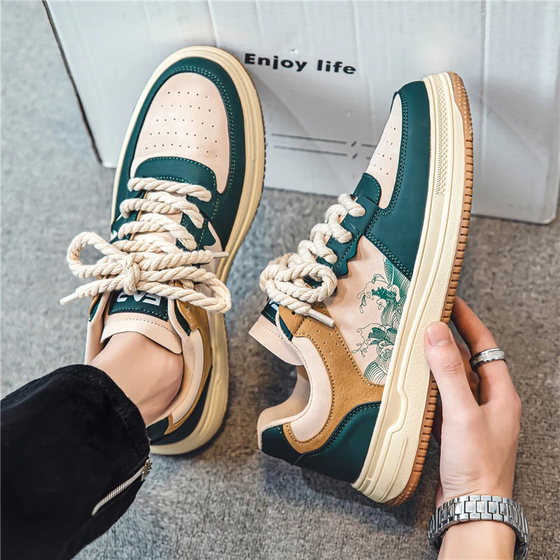 Cyytl Men Shoes Casual Male Sneakers Platform Leather Outdoor Walking Tennis Fashion Designer Luxury Loafers Student Low Top - Casual Sneakers - AliExpress - Cool Sneakers