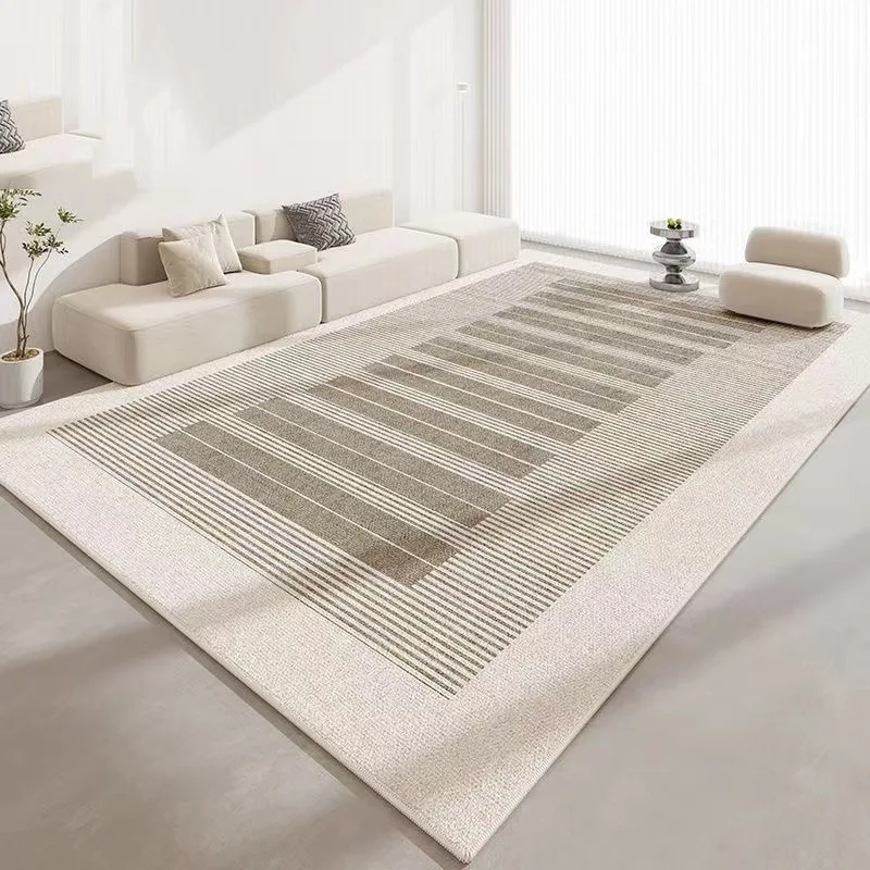 

Carpets Extra Large Living Room Carpet Easy Care Bedroom Rugs Living Room Carpet Luxury Striped Home Decoration Rug Hallway Rug