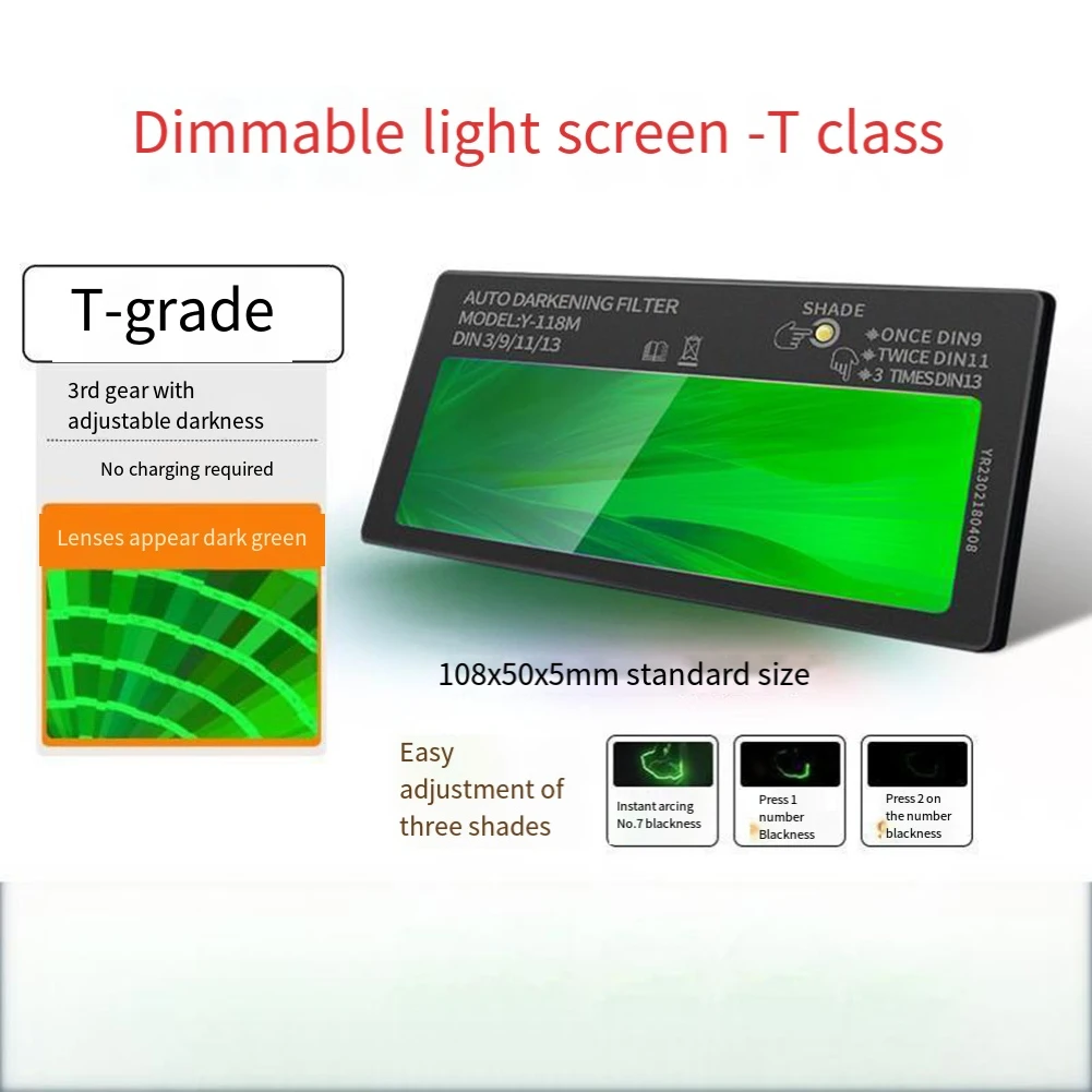 Smart Auto Darkening Welding Goggles True Color Solar LCD Glasses Welder Protective Anti-glare T-class Variable Light Lenses welding glasses