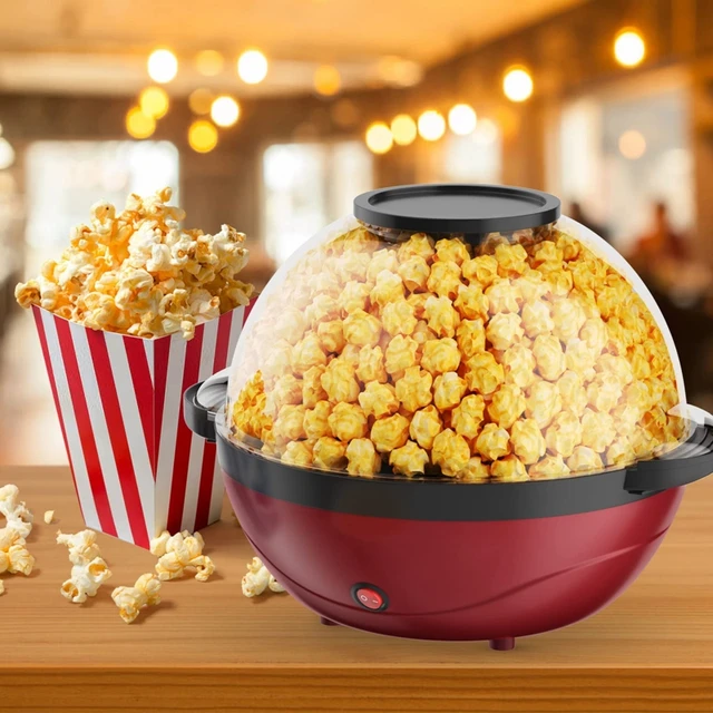 Popcorn Maker Fast Heat Up Popcorn Popper Machine Electric Nonstick Hot Oil  Popcorn Maker Easy To Control Clean Eu Plug - Popcorn Makers - AliExpress