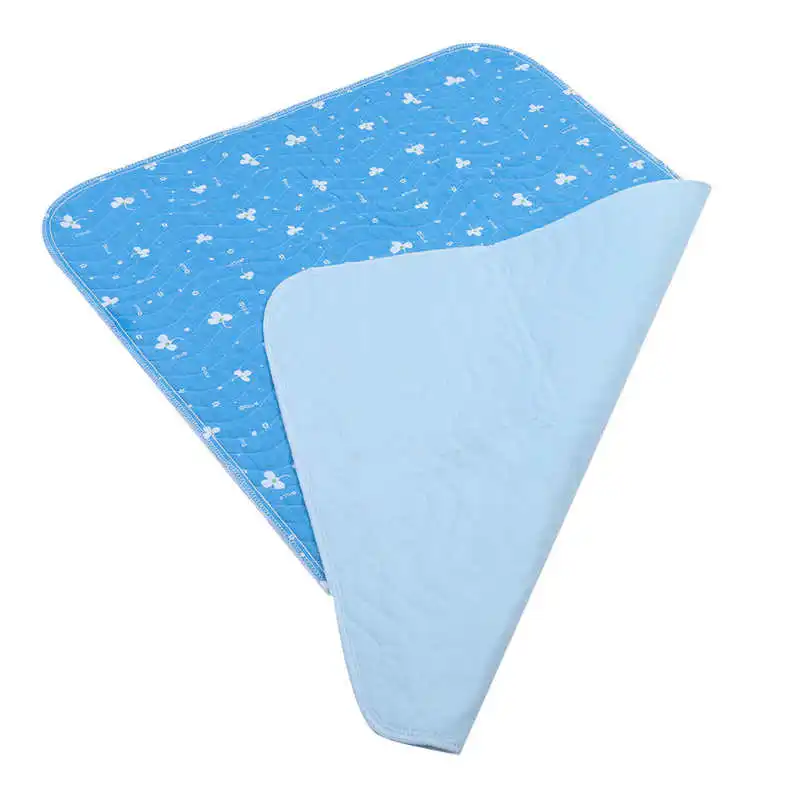 Reusable Washable Pad Four-layer Non-slip Adult Changing Pad Incontinence Pad Absorbent Cotton Bed Pads for Elder Children 4