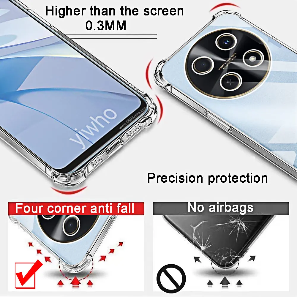 Clear Protective Phone Case with Camera Guard