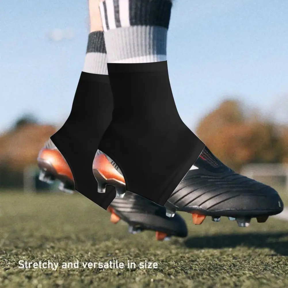 1 Pair Spike Foot Covers Super Soft High Elastic Slip Resistant Solid Color Spats Football Cleat Covers Sports Accessories
