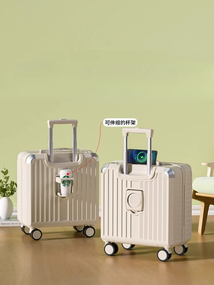 BoardingLuggageMultifunctional18SmallSuitcaseInchWomensTrolley