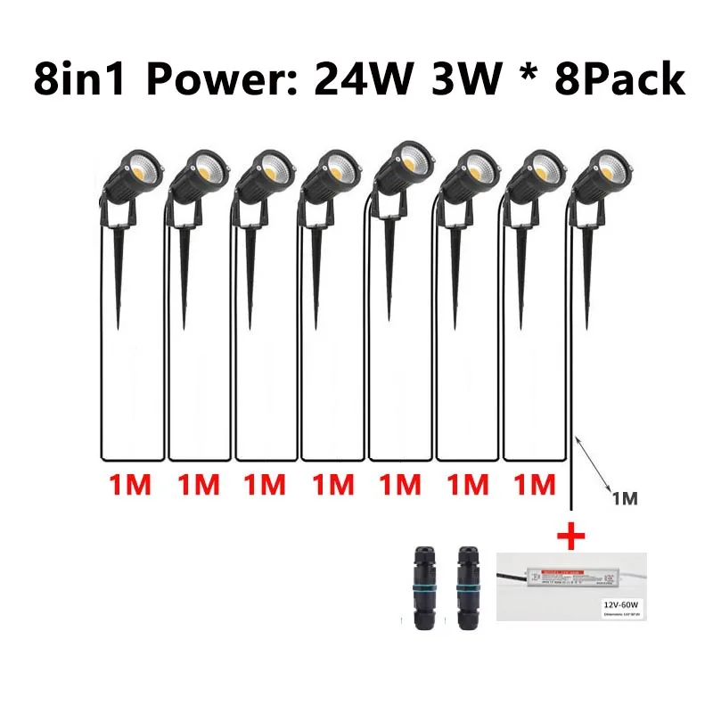8 in 1 24W