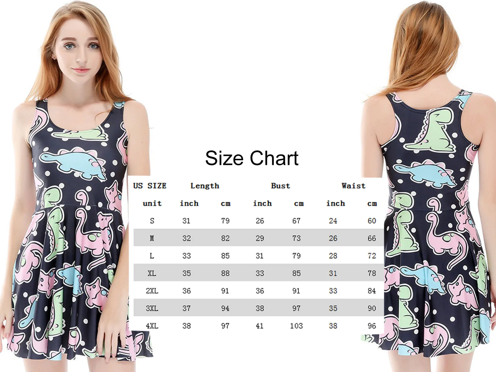 Cute Dinosaur Print ABDL DDLG Dress - Whimsical Adult Baby Clothing