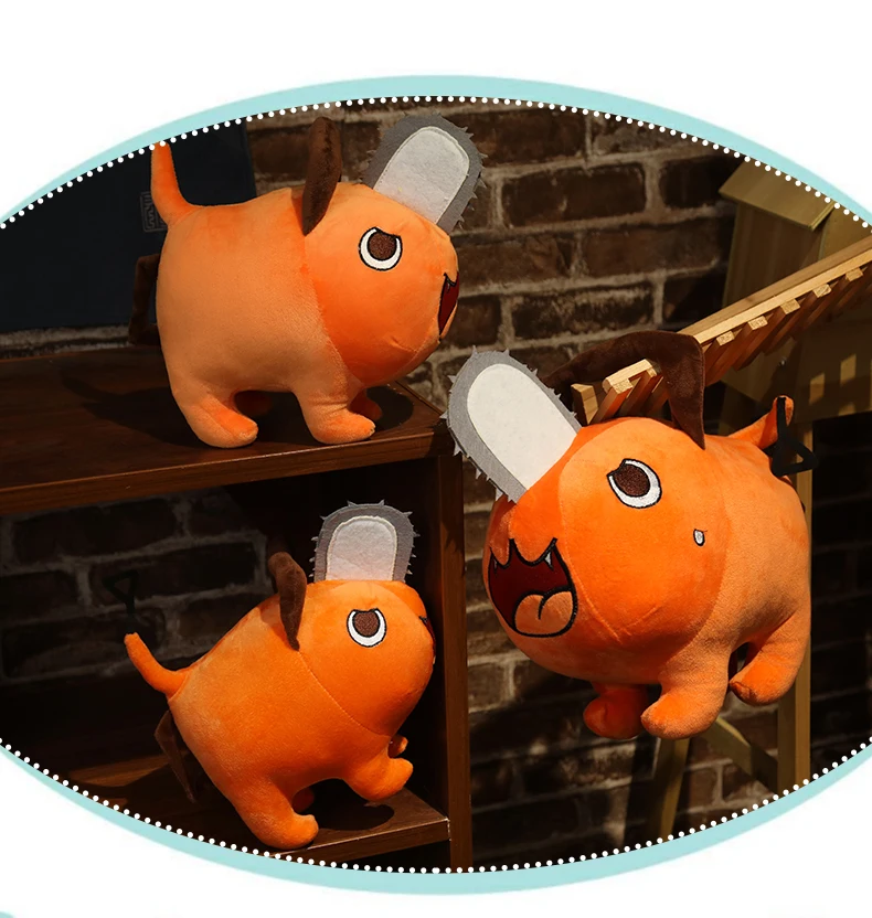 

Anime Electric Saw With Handle 3 Different Sizes Thorw Pillows Funny Cute PP Cotton Toys for Kids' Birthday Gift