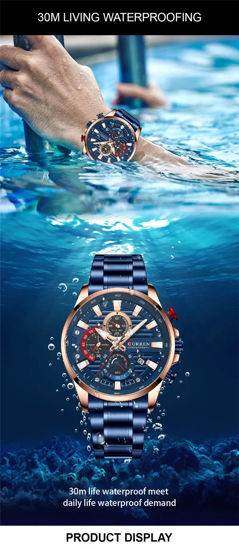 Curren 8415 Men's Watch description image 9