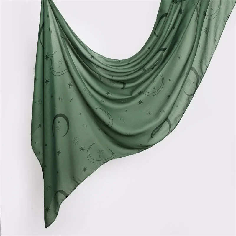 Muslim Headwear Head Scarf Hijab Headscarf Female Head Wraps Agate Stone Print Modal Hijabs for Women Muslim Fashion