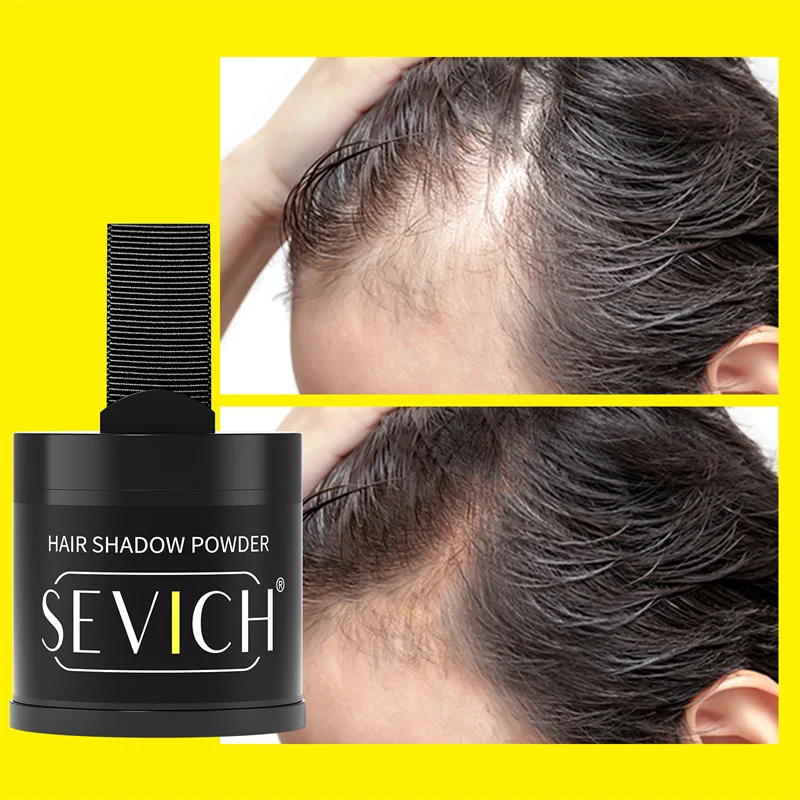 Hairline Powder Sevich 10g Hairline Powder Hair Fiber Powder Capillary Filling Hair Shadow Waterproof Hairline Edge Control Makeup Concealer