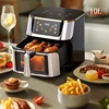 10L Smart Air Fryer Electric visual window Oil-free Air Fryer Automatic Household Kitchen 360°Baking Convection Oven Air Fryers 2